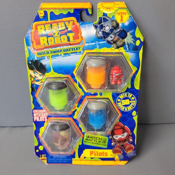 Ready 2 Robot Build Swap Battle Exclusive Mystery Pilots Slime Series 1 Toy - Picture 1 of 8